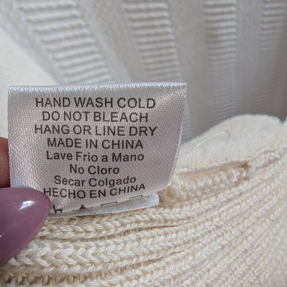 Twelve by Ontwelfth Faux Fur Sweater Waterfall Vest Soft Cozy Layering Large - Picture 14 of 14